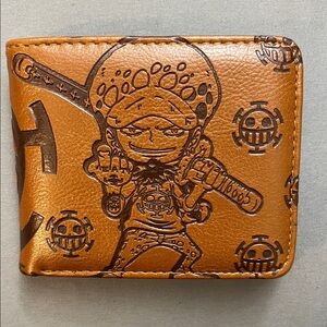 One Piece Trafalgar D Water Law high quality imitation leather wallet